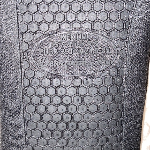 Dearfoams Women’s Sweater Knit Clog Memory Foam Slippers - Picture 3 of 3